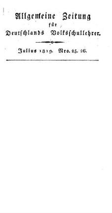 25/26: Heft 25/26