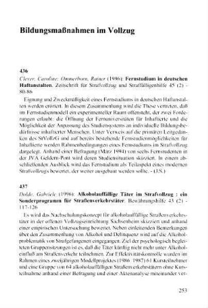 253-254, Bildungsmaßnahmen im Vollzug