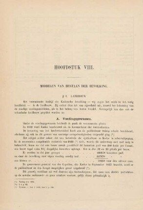 Hoofdstuk VIII. Middelen van bestaan der bevolking