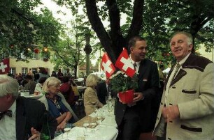 Freiburg im Breisgau: Fest im Jesuitenschloss anlässlich des Schweizer Nationalfeiertages am 1. August