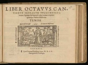 Liber octavus cantionum sacrarum ... quinque et sex vocum. Tenor