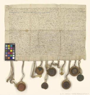 Altmärkische und prignitzsche Städte verschreiben sich Thomas Belkow, Schmied zu Baben, über 375 Taler.