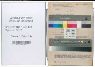 Entnazifizierung Friedrich Biewald , geb. 12.04.1893 (Lehrer)