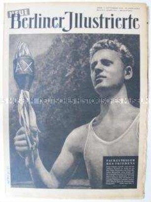 Wochenzeitschrift "Neue Berliner Illustrierte" u.a. zum internationalen Kampf um die Erhaltung des Friedens