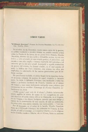 Libros varios