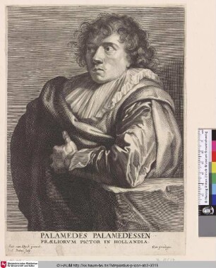 Palamedes Palamedessen [Porträt des Malers Palamedes Palamedesz;Palamedes Palamedesz; Portret van de schilder Palamedes Palamedesz. (I)]