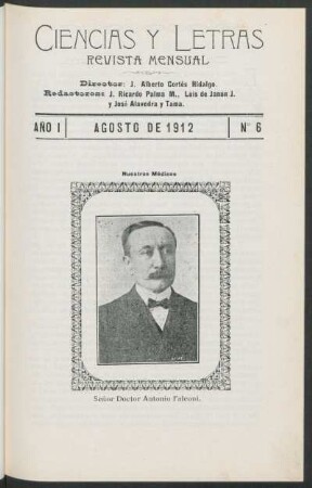 [Fotografía de] Señor Doctor Antonio Falconí.