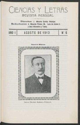 [Fotografía de] Señor Doctor Antonio Falconí.
