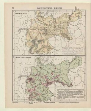 Deutsches Reich, Industrie u. Bergbau