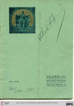 Galerie Heinemann: [Oktober/November]