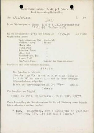 Lude, Hans