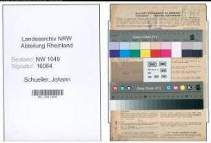 Entnazifizierung Johann Schueller , geb. 19.01.1892 (Kraftfahrer)