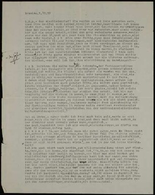 L.H.M. - der abschiedsbrief! Sie werden es wol...