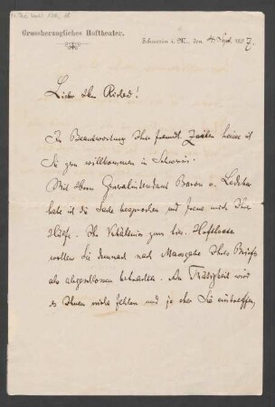 Brief an August Richard : 04.09.1897