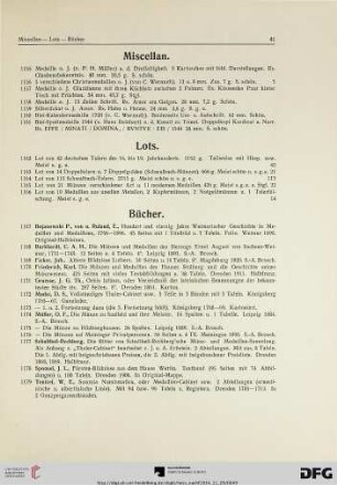 Miscellan (Nr. 1155-1161)