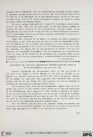 2.Ser. 10.1917: Naschrift op: Een XVde eeuwsche nederlandsche miskelk in Zuid-Amerika