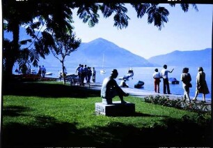 Ascona: See von der Strandpromenade