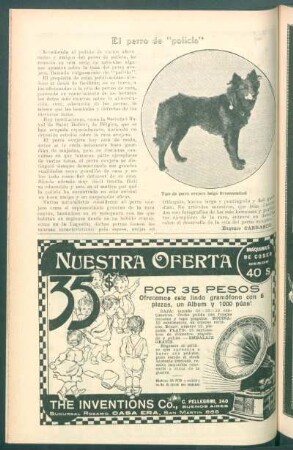 El perro de "policía"