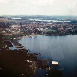 Westlicher Teil von Waren (Müritz) : Blickrichtung Nordosten