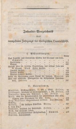 853-854 Inhaltsverzeichnis