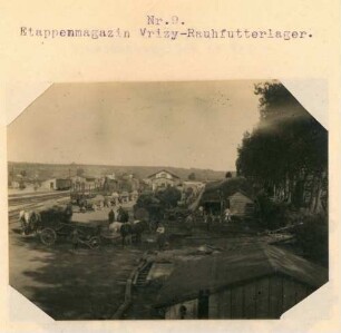 Foto des Raufutterlagers (Etappenmagazin) Vrizy