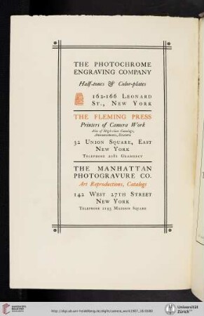 The Manhattan Photogravure Co. [Art Reproductions]