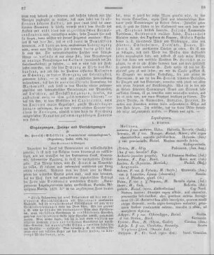 Ergänzungen, Zusätze und Berichtigungen zu Dr. Herrich-Schäffers "Nomenclator entomologicus" (Regensburg : Pustet, 1835) / von Garduus in Stuttgart