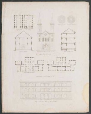 Bauwerke von Heinrich Hübsch (Karlsruhe und Zaisenhausen)