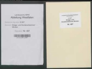 Amt Hausberge - Vogtei Berg und Bruch - Bauerschaft Dützen: Protokoll des Katasterverhörs