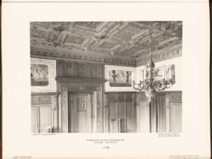 Standesamt an der Fischerbrücke, Berlin: Innenansicht Trauzimmer (aus: Neubauten der Stadt Berlin, Bd. IV, 1905)