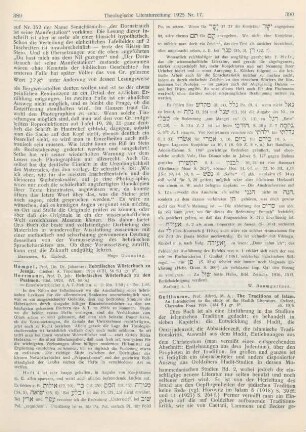 389-390 [Rezension] Hempel, Johannes, Hebräisches Wörterbuch zu Jesaja