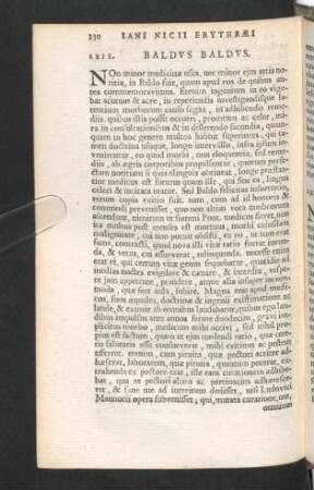 LXII. Baldus Baldus.