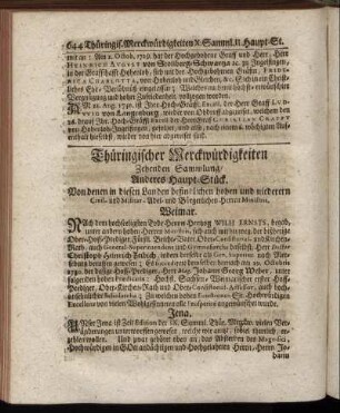 Anderes Haupt-Stück.