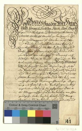 Revers Herzog Heinrichs von Sachsen-Merseburg wegen Konfirmation der Landesprivilegien des Markgraftums Niederlausitz.