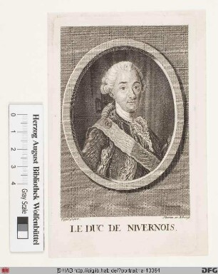Bildnis Louis-Jules Mancini-Mazarini, duc de Nivernais