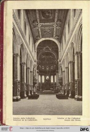 Napoli – Interno della Cattedrale. – Intérieur de la Cathédrale. – Interior of the Cathedral – Innere des Doms.