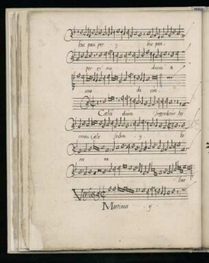 III. Versus: Martinus episcopus