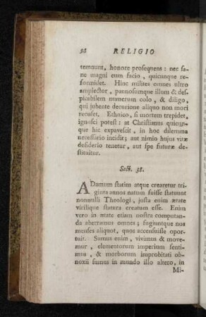 Sect. 38. [Humanæ naturæ historia.]