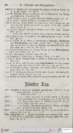 Fünfter Tag (Nr. 1001 - 1250)