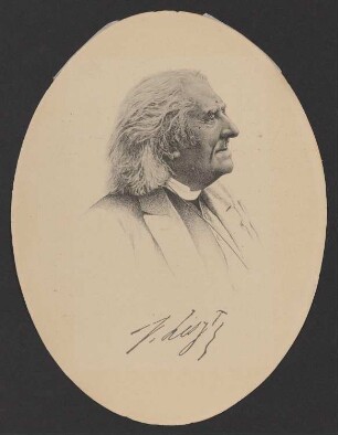 Porträt Franz Liszt (1811-1886)