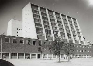 Köln, Opernhaus, Ansicht von der Brüdergasse aus
