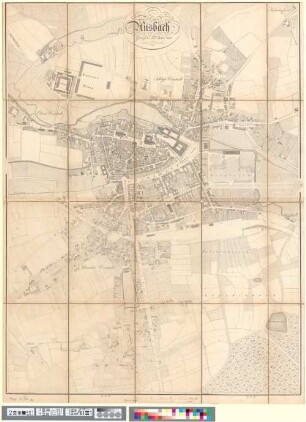 Ansbach : gemessen im Jahre 1826