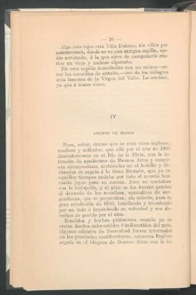 IV - Cuento de hadas