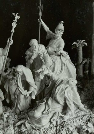 Kreuzigungsgruppe, wahrscheinlich Geschenk König August III. an Papst Benedikt XIV.