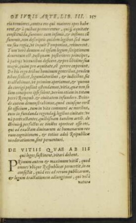 De Vitiis Quae Ab Iis qui leges sustinent, vitari debent.