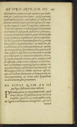De Vitiis Quae Ab Iis qui leges sustinent, vitari debent.