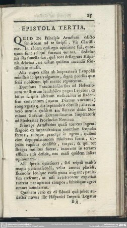 Epistola Tertia