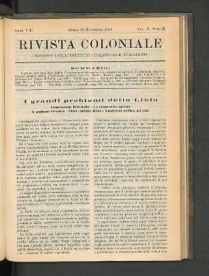 I grandi problemi della Libia.