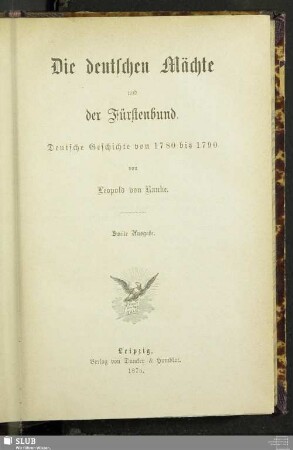 31/32: Die deutschen Mächte und der Fürstenbund : deutsche Geschichte von 1780 bis 1790
