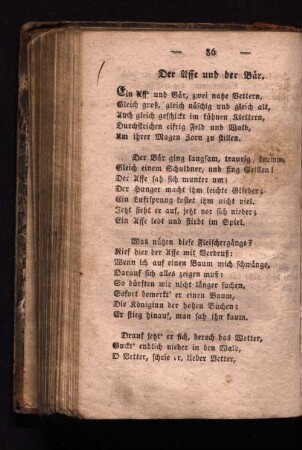 Der Affe und der Bär.